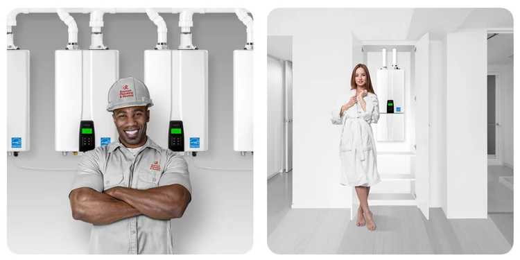 NPE-240A2 – Condensing Tankless Water Heater – 199,000 BTU - Image 2