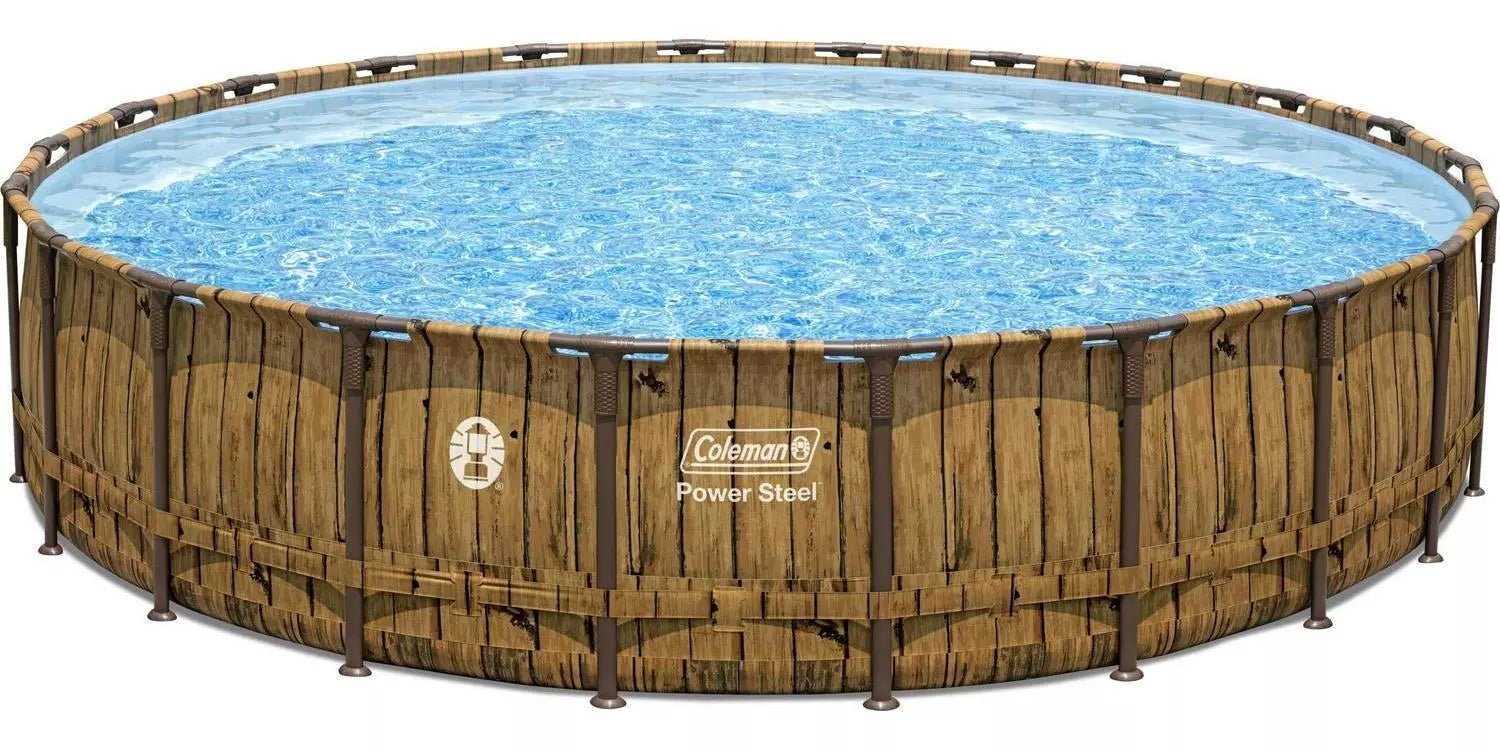Coleman Power Steel 22′ x 52 Round Above Ground Pool Set - Image 9
