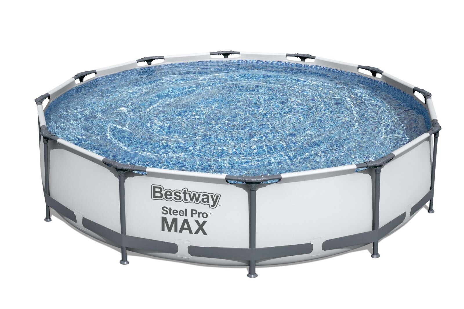 Bestway Steel Pro 12ft x 30in Frame Above Ground Pool Set with Pump