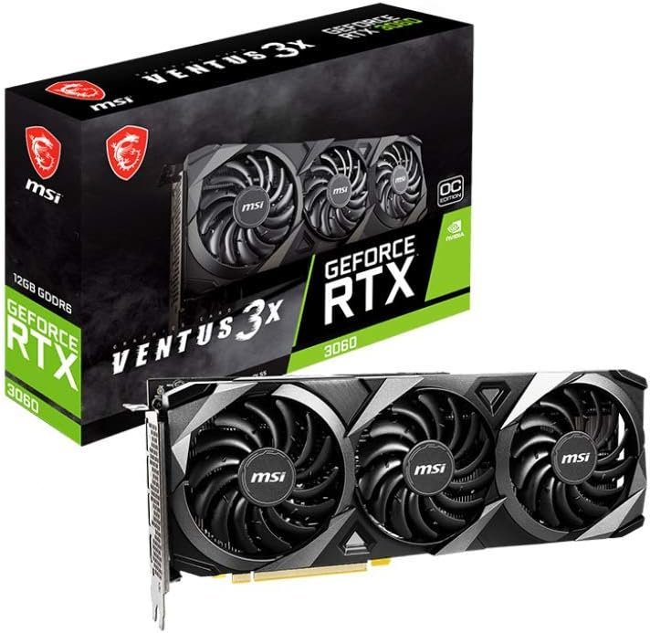 MSI GeForce RTX 3060 VENTUS 3X OC Graphics Card