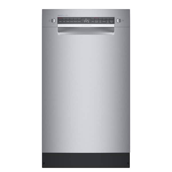 Bosch  800 Series 18 in. ADA Compact Front Control Dishwasher in Stainless Steel with Stainless Steel Tub and 3rd Rack, 44dBA