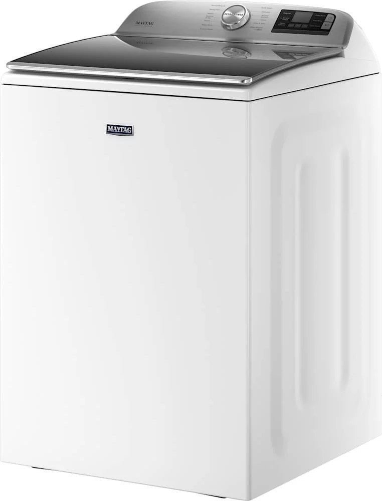 Maytag – 5.3 Cu. Ft. High Efficiency Smart Top Load Washer with Extra Power Button – White - Image 3