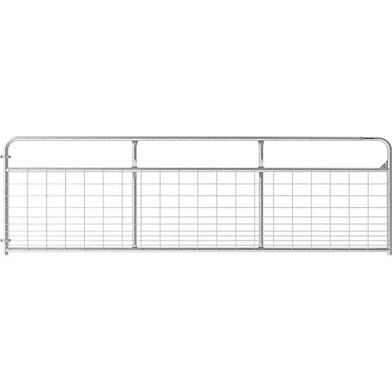 CountyLine 14 ft. x 50 in. Galvanized Mesh Gate
