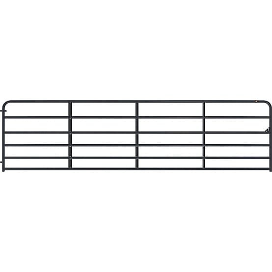 CountyLine 16 ft. x 50 in. 6-Bar Utility Tube Gate, 1-3/4 in. Tube, Blue