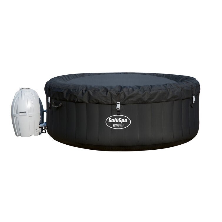 Bestway Saluspa Miami 4-Person Inflatable Hot Tub Spa W/ Spa Chemical Treatment - Image 2