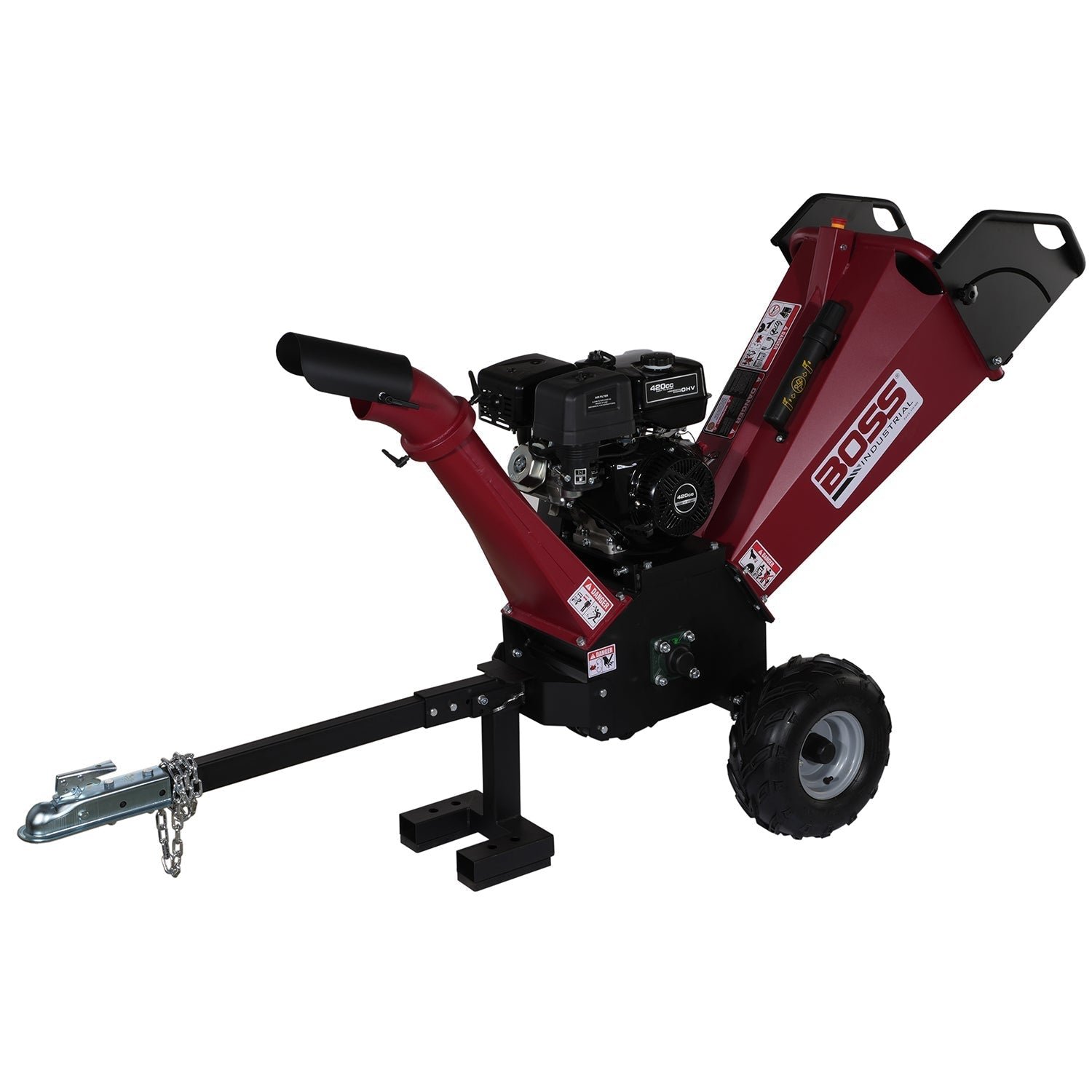 Boss Industrial 5″ 14 HP Chipper Shredder with Electric Starter – CGR50