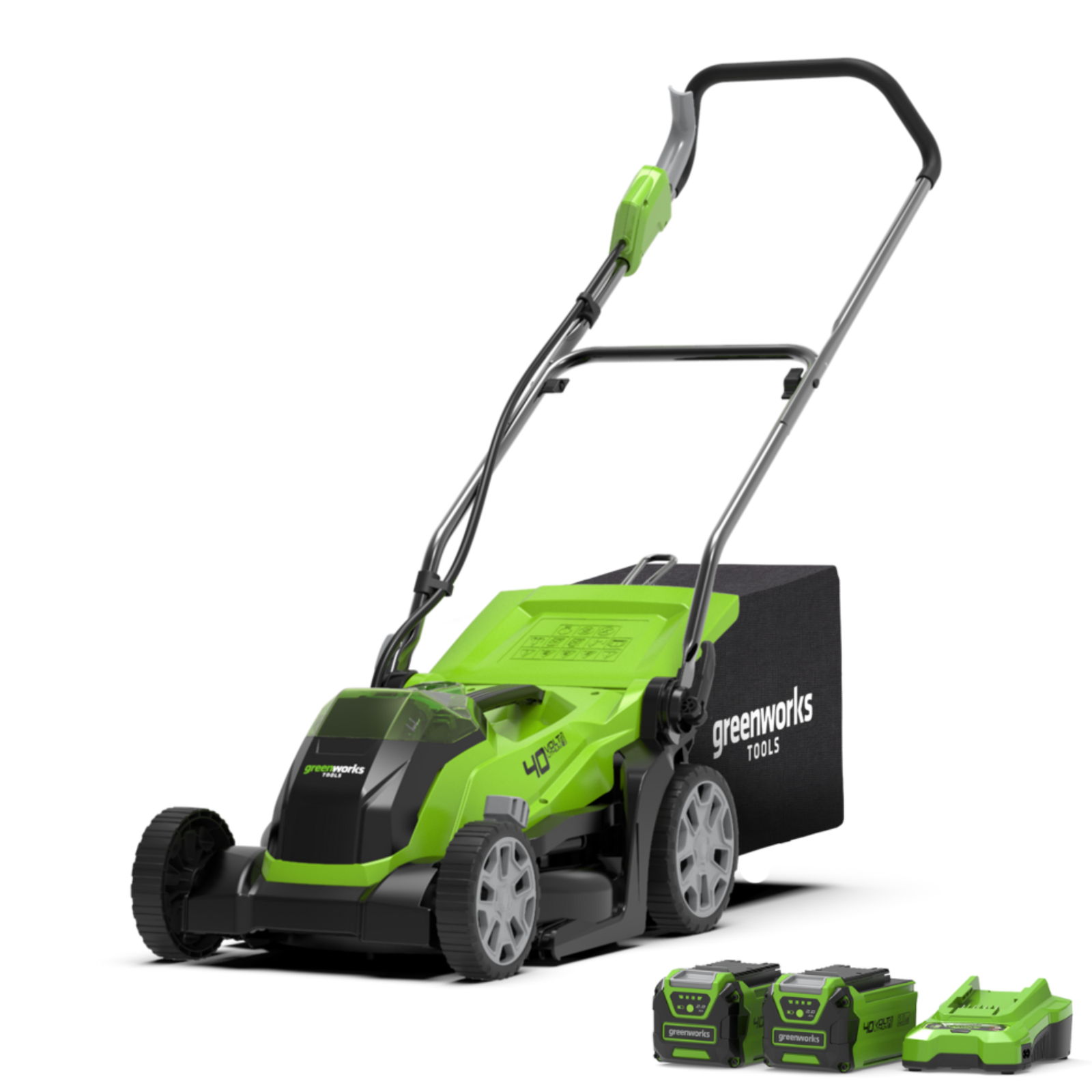 40V Lawn Mower 35cm – 2x 2Ah Battery