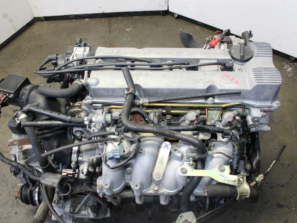 JDM 1993-2001 Nissan Altima Motor KA24DE A/T Transmission 2.4L 4 Cyl Engine - Image 21