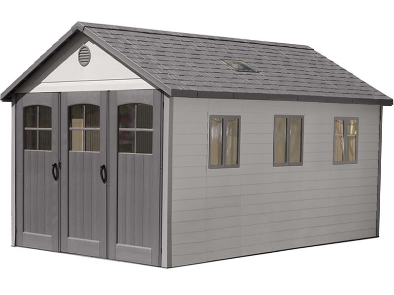 Lifetime 11×21 Storage Garage Kit W/ 9 Ft Wide Doors (60237)