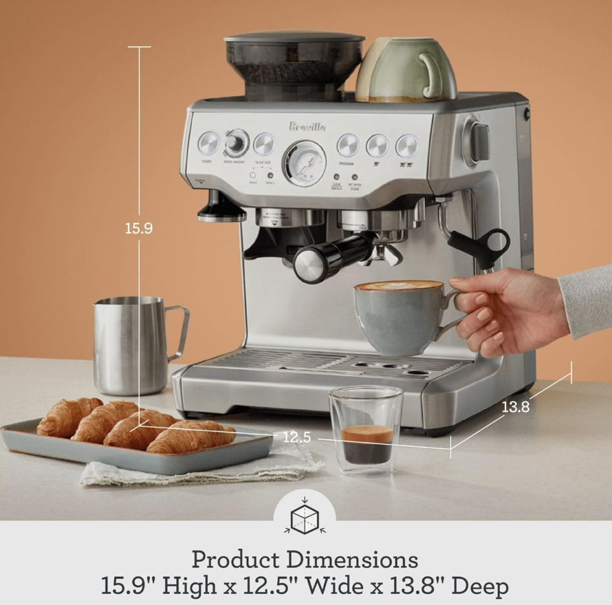 Breville Barista Express – Brushed Stainless Steel | From Beans to Espresso in Under a Minute - Image 3