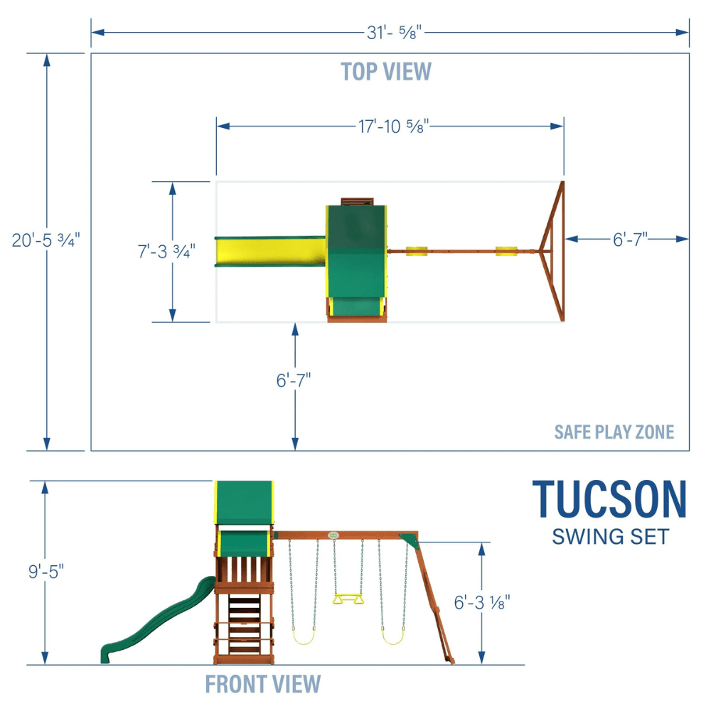 Tucson Swing Set – Big Fun in a Compact Design - Image 10