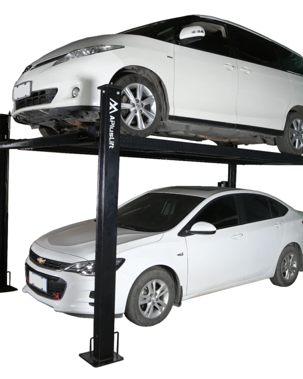 APlusLift HW-8S 8000LB 4-Post Portable Storage Service Car Lift / 3 Year Warranty