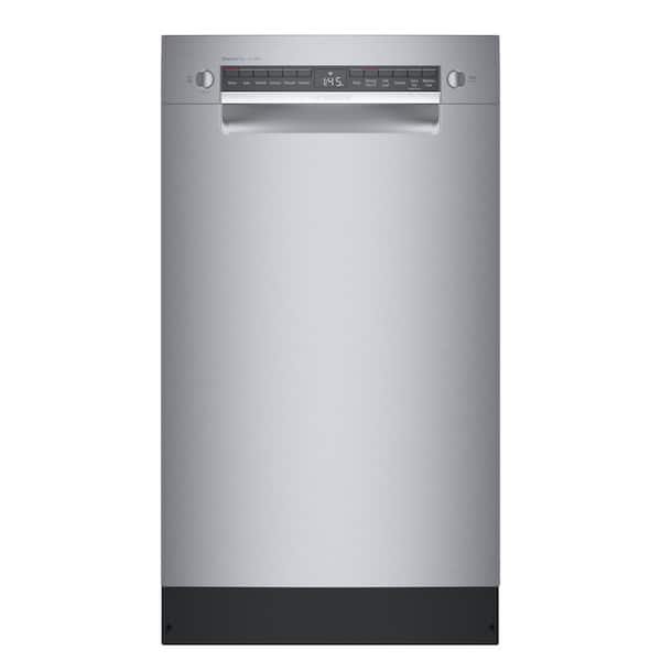 Bosch  800 Series 18 in. ADA Compact Front Control Dishwasher in Stainless Steel with Stainless Steel Tub and 3rd Rack, 44dBA