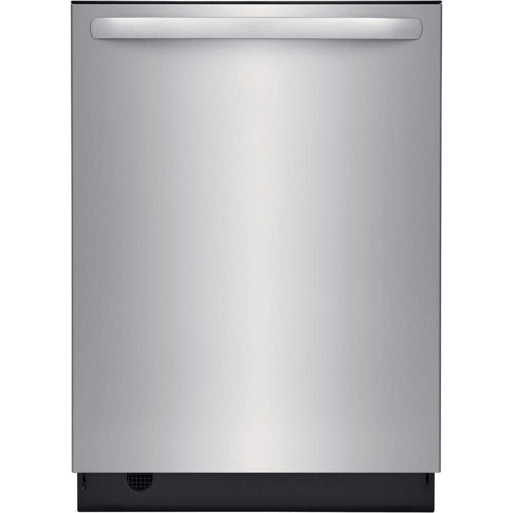 Frigidaire 24 in. Stainless Steel Top Control Built-In Tall Tub Dishwasher with Stainless Steel Tub and 3rd Level Rack, 49 dBA